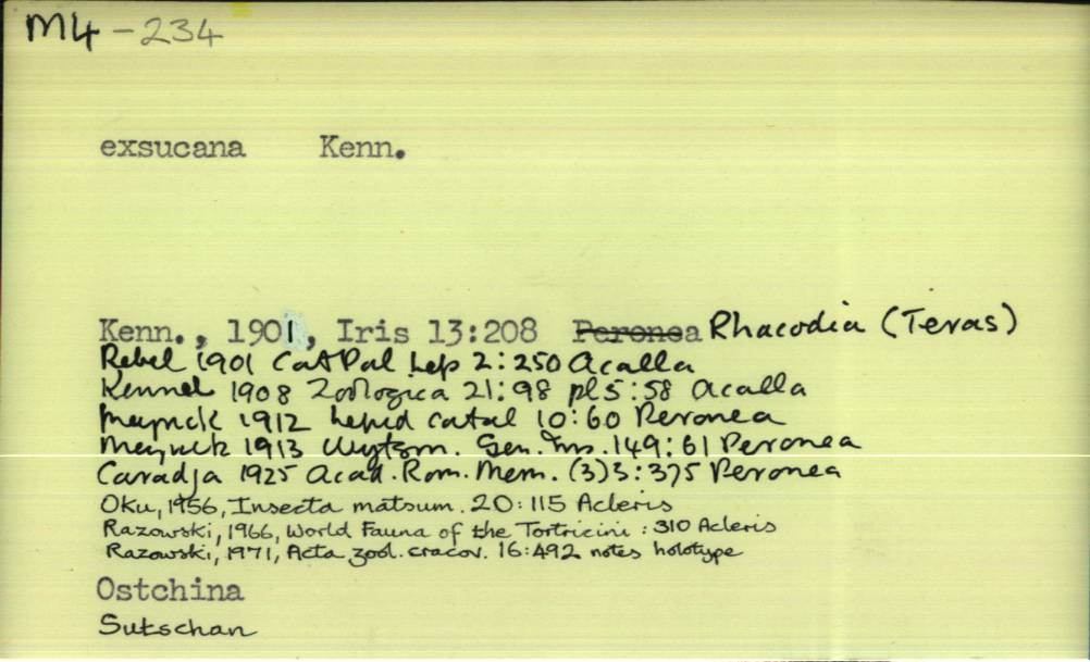 front of card